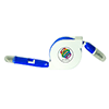 CU9292-C
	-POWER LINE 3-IN-1 RETRACTABLE CHARGING CABLE-Royal Blue (Clearance Minimum 170 Units)